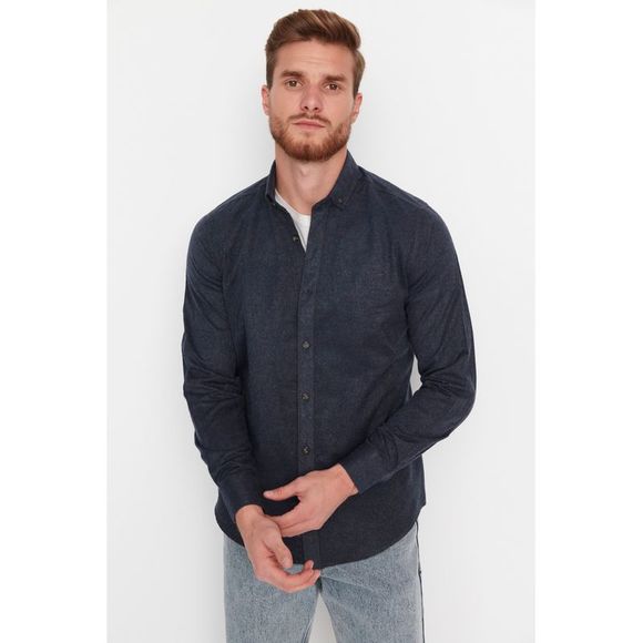 NWT Trendyol Men Slim Button placket Woven Shirt - Picture 4 of 9